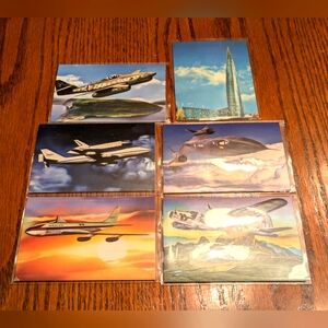 Topps Allen & Ginter Airplanes 6 Trading Cards Lot 🔥 Topps Collection